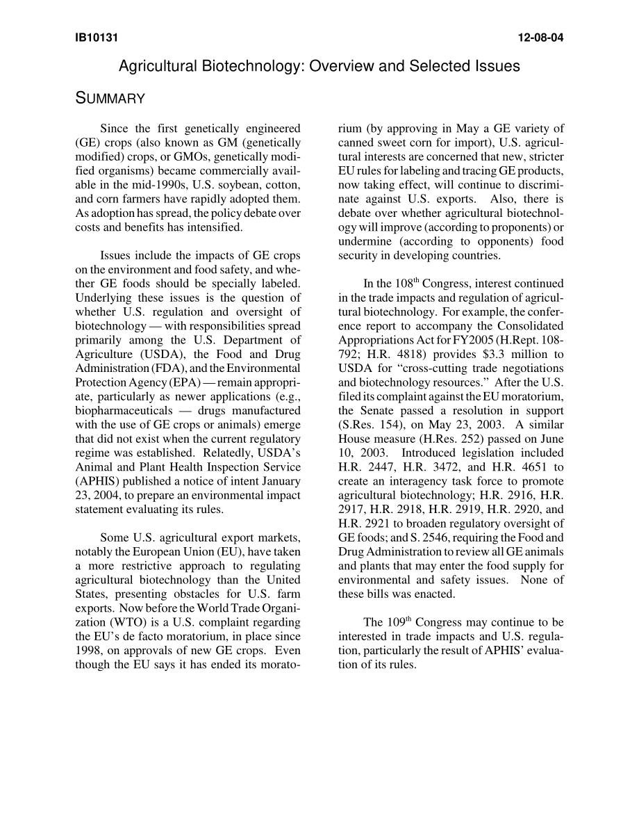[20041208]IB10131_农业生物技术：概述和选定问题.pdf_第3页