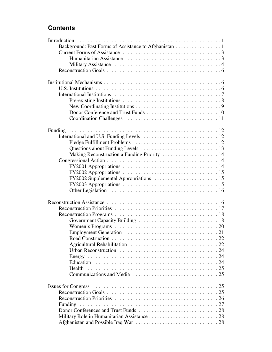 [20030226]RL31759_阿富汗重建援助：国会的目标、优先事项和议题.pdf_第3页