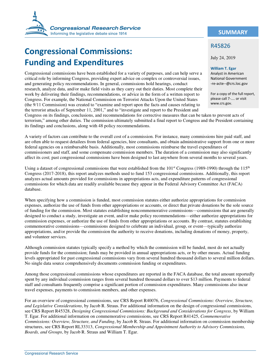 [20190724]R45826_国会委员会：资金和支出.pdf_第2页