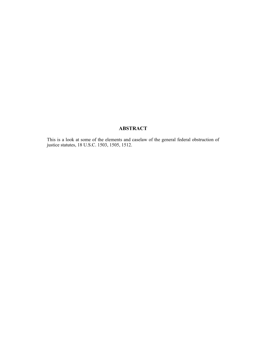[19981005]98-832_根据联邦法律妨碍司法：对一些要素的回顾.pdf_第2页