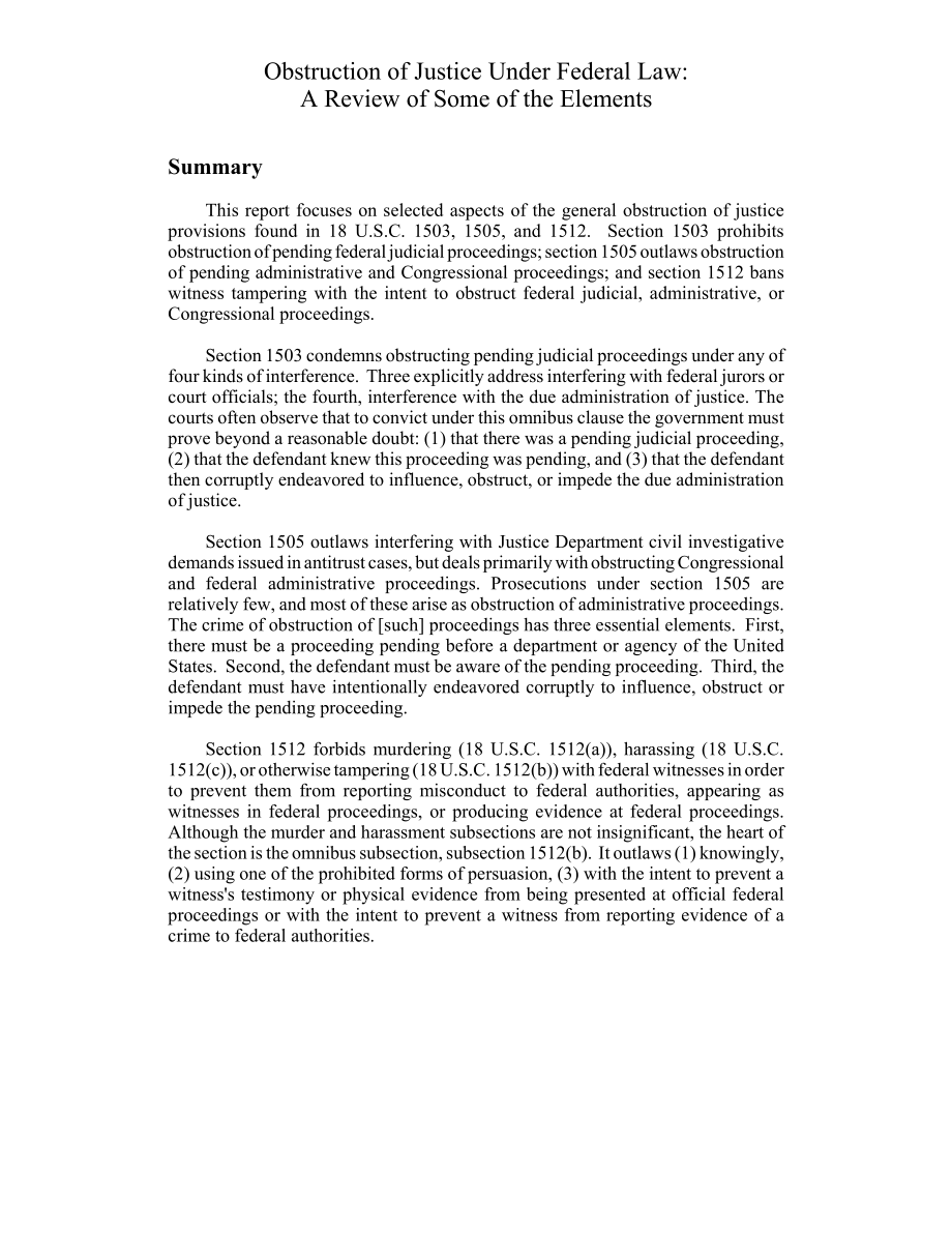 [19981005]98-832_根据联邦法律妨碍司法：对一些要素的回顾.pdf_第3页