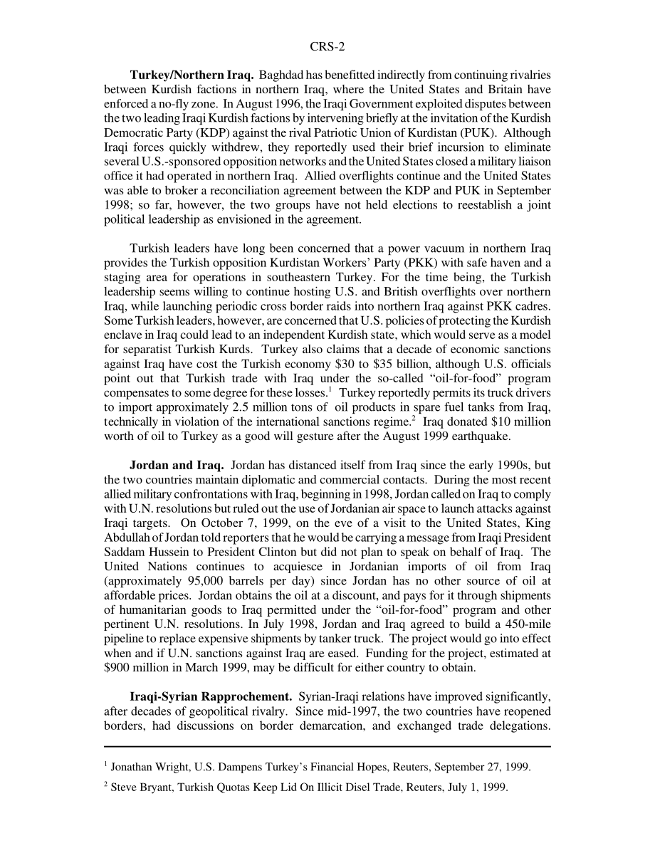 [19991019]RS20363_伊拉克： Erosion of International Isolation.pdf_第2页