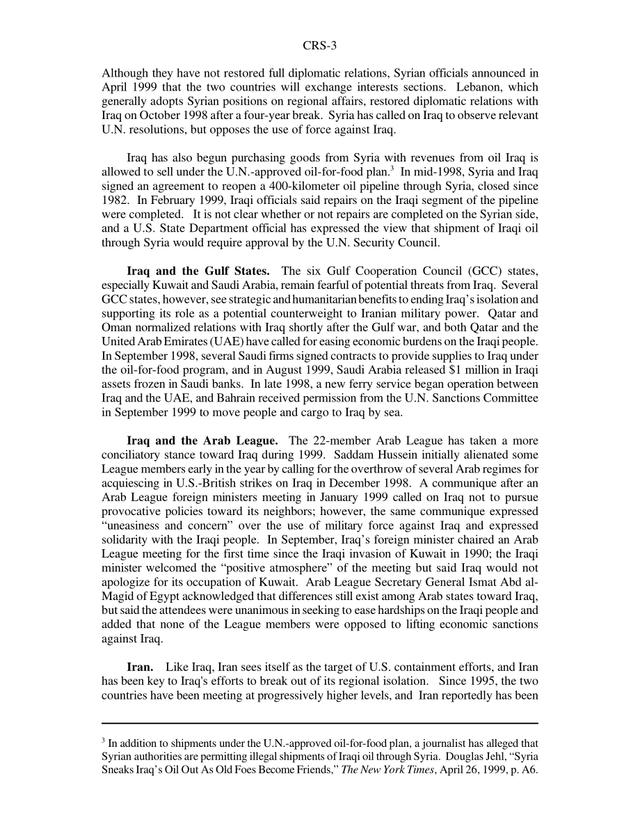 [19991019]RS20363_伊拉克： Erosion of International Isolation.pdf_第3页