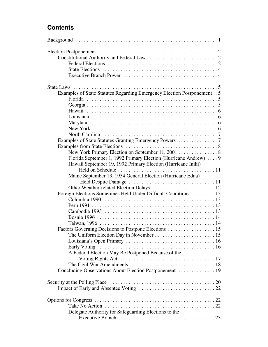 [20041027]RL32654_保护联邦选举免受可能的恐怖袭击：国会的议题和选择.pdf_第3页