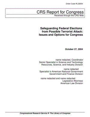 [20041027]RL32654_保护联邦选举免受可能的恐怖袭击：国会的议题和选择.pdf