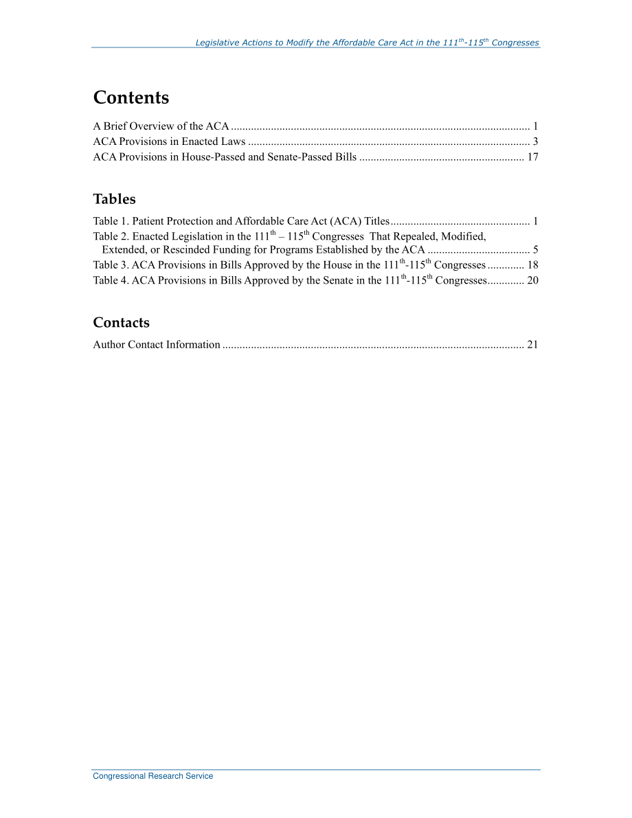 [20180627]R45244_第111-115届国会修改《平价医疗法案》的立法行动.pdf_第3页