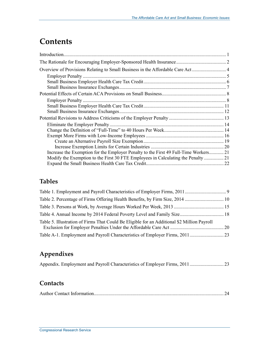 [20150115]R43181_《平价医疗法案》和小企业：经济问题.pdf_第3页
