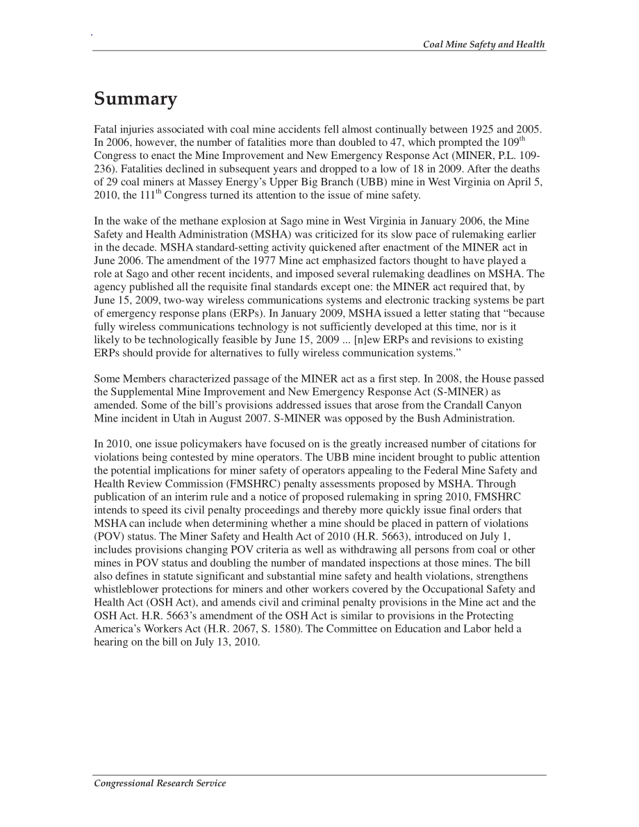 [20100715]RL34429_煤矿安全与健康.pdf_第2页