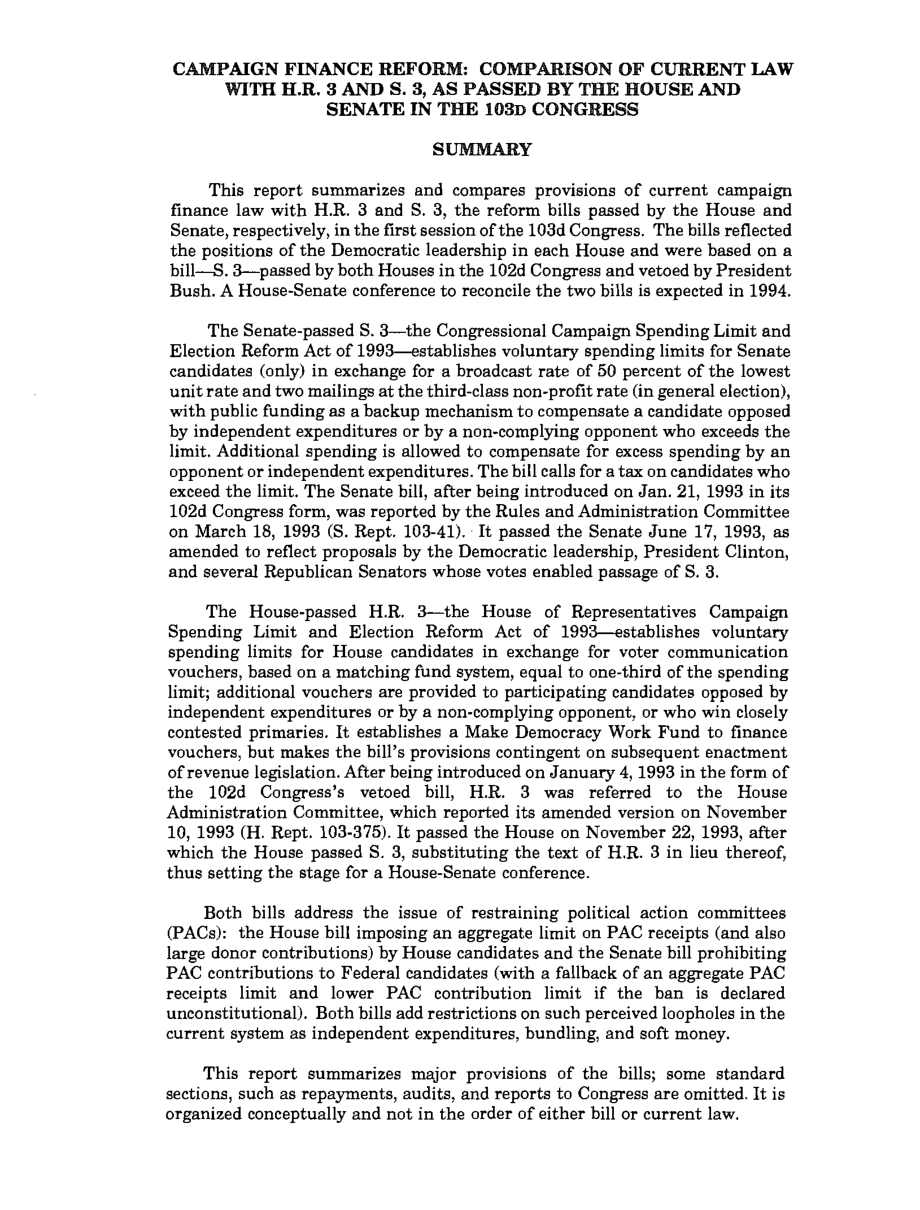 [19931229]93-1067_竞选资金改革：现行法律与H.R.第103届国会参众两院通过.pdf_第2页
