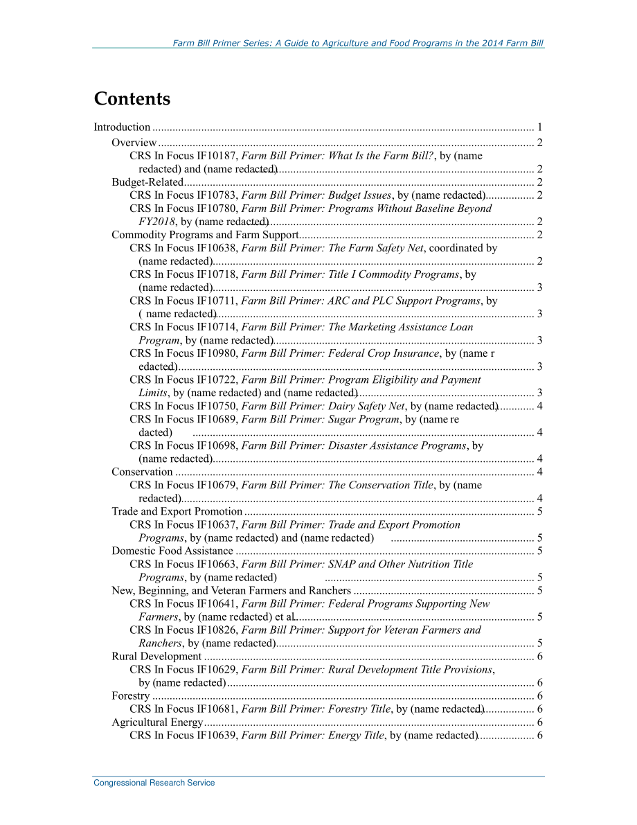 [20190115]R44913_农场法案入门系列：2014年农业法案中的农业和粮食计划指南.pdf_第2页