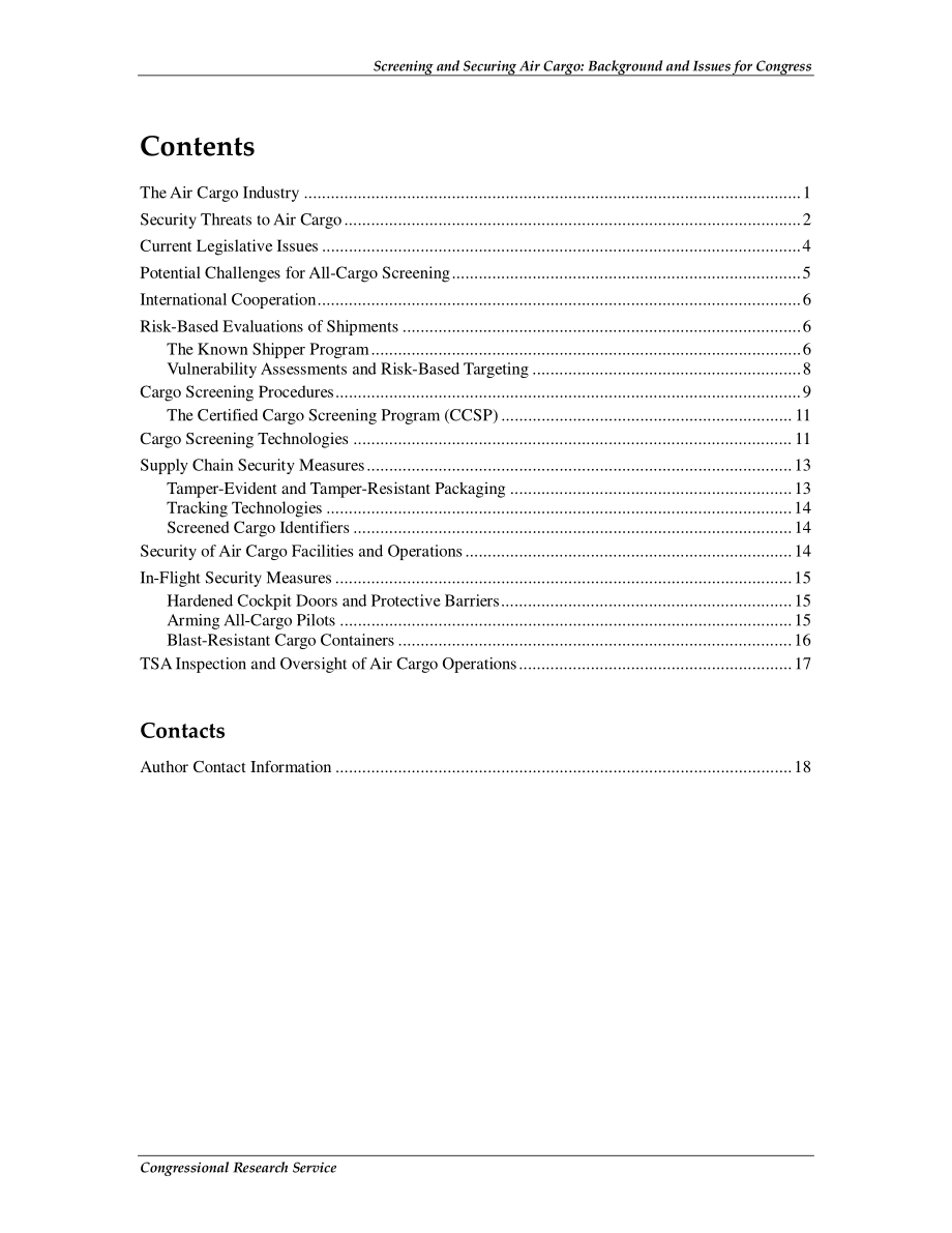 [20101202]R41515_检查和保护航空货物：国会背景和议题.pdf_第3页