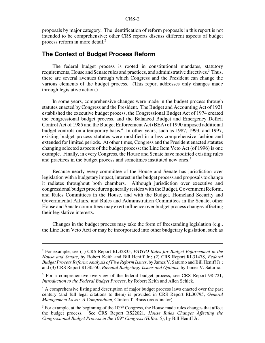 [20050511]RS21752_联邦预算流程改革：简要概述.pdf_第2页