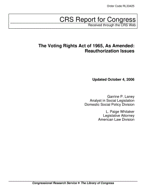 [20061004]RL33425_经修订的1965年《投票权法》：重新授权问题.pdf
