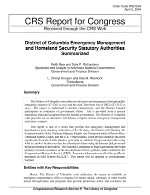 [20040402]RS21804_哥伦比亚特区应急管理和国土安全法定机构总结.pdf