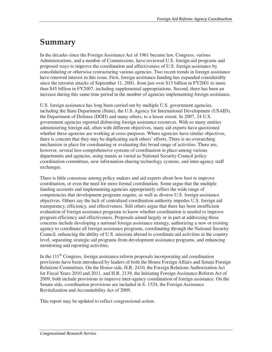 [20090807]R40756_对外援助改革：机构协调.pdf_第2页