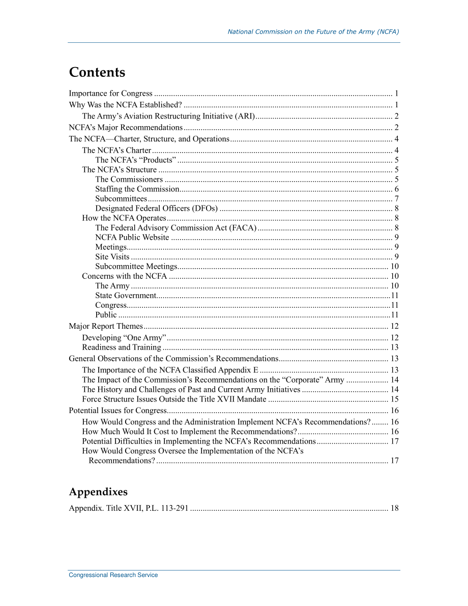 [20160205]R44366_国家陆军未来委员会（NCFA）：国会背景和议题.pdf_第3页