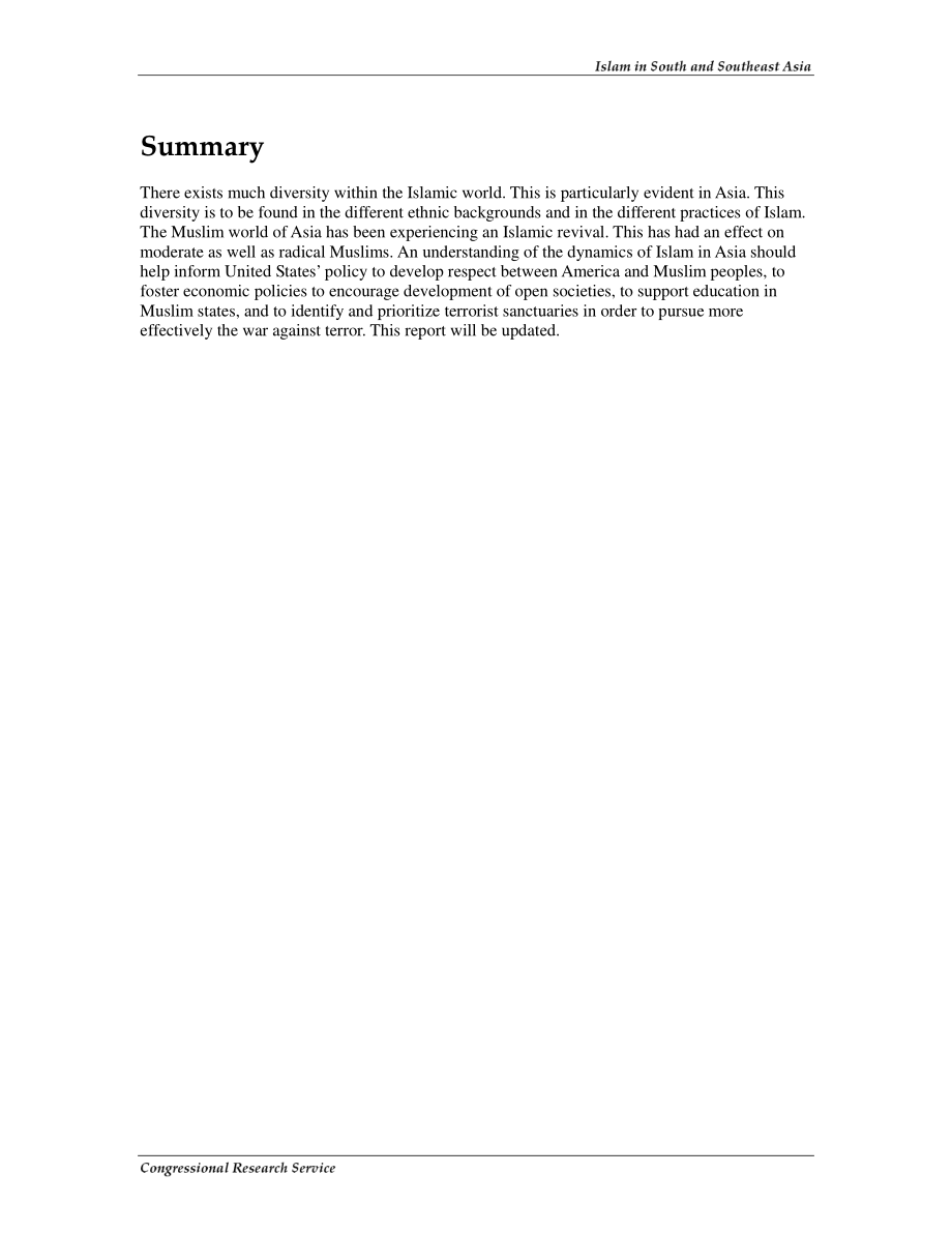 [20050208]RS21903_南亚和东南亚的伊斯兰教.pdf_第2页