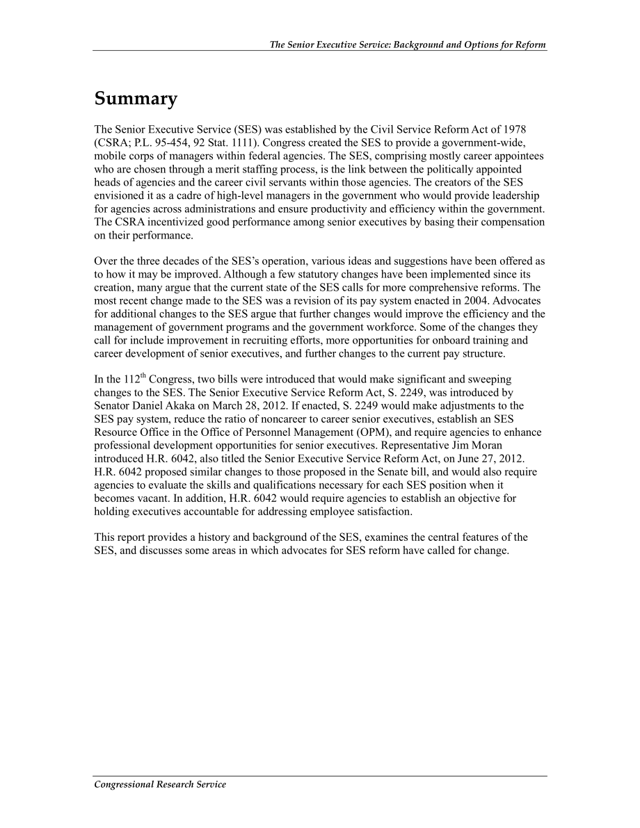 [20120906]R41801_高级管理人员服务：改革的背景和选择.pdf_第2页