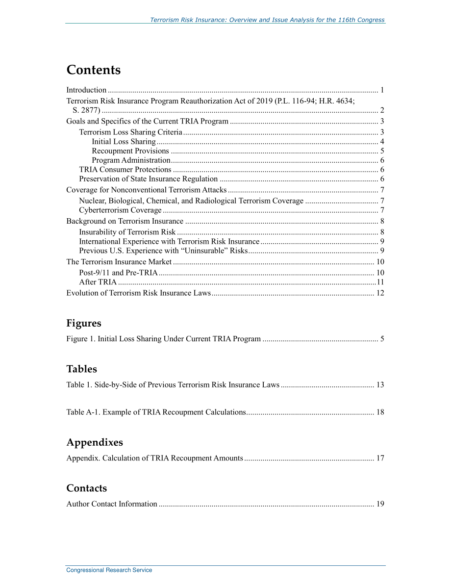 [20191227]R45707_恐怖主义风险保险：第116届大会概况及议题分析.pdf_第3页