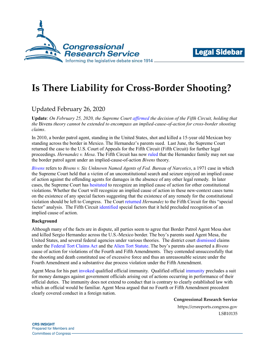 [20200226]LSB10135_跨境枪击是否有责任？.pdf_第1页