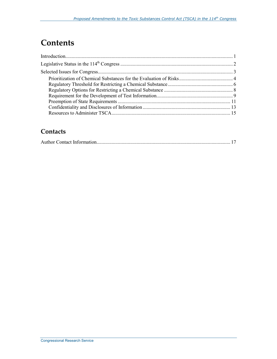 [20150708]R44024_第114届国会对《有毒物质控制法》（TSCA）的拟议修正案：S、 697、S.725和H.R.2576.pdf_第3页