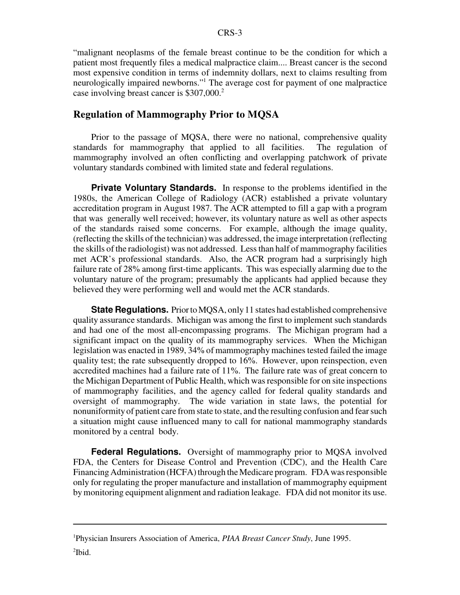 [19981022]98-809_乳房X射线照相质量标准法案：背景和问题.pdf_第3页