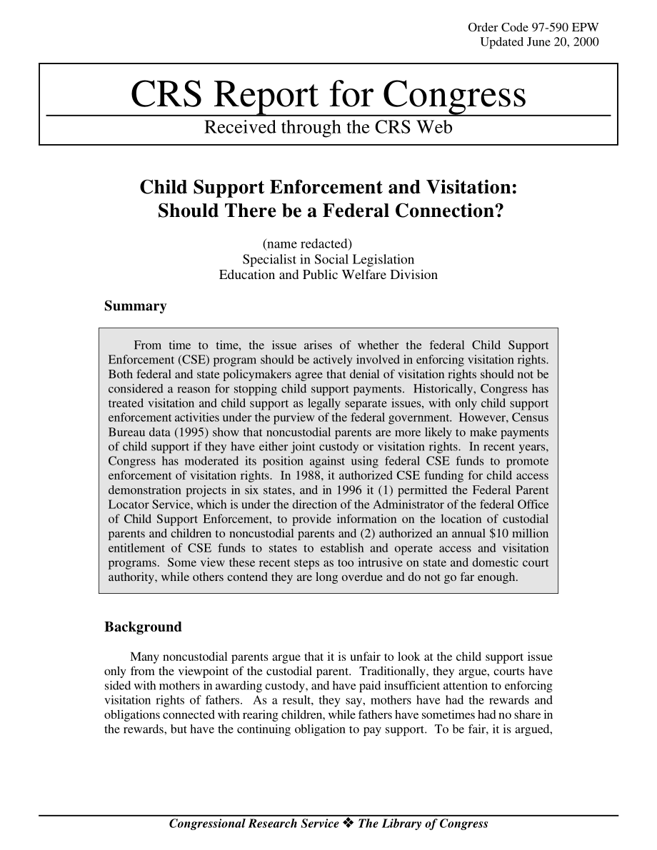 [20000620]97-590_儿童抚养强制执行和探视：是否应该有联邦关系？.pdf_第1页