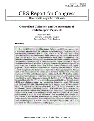 [19991201]RS20352_Centralized Collection and Disbursement of Child Support Payments.pdf
