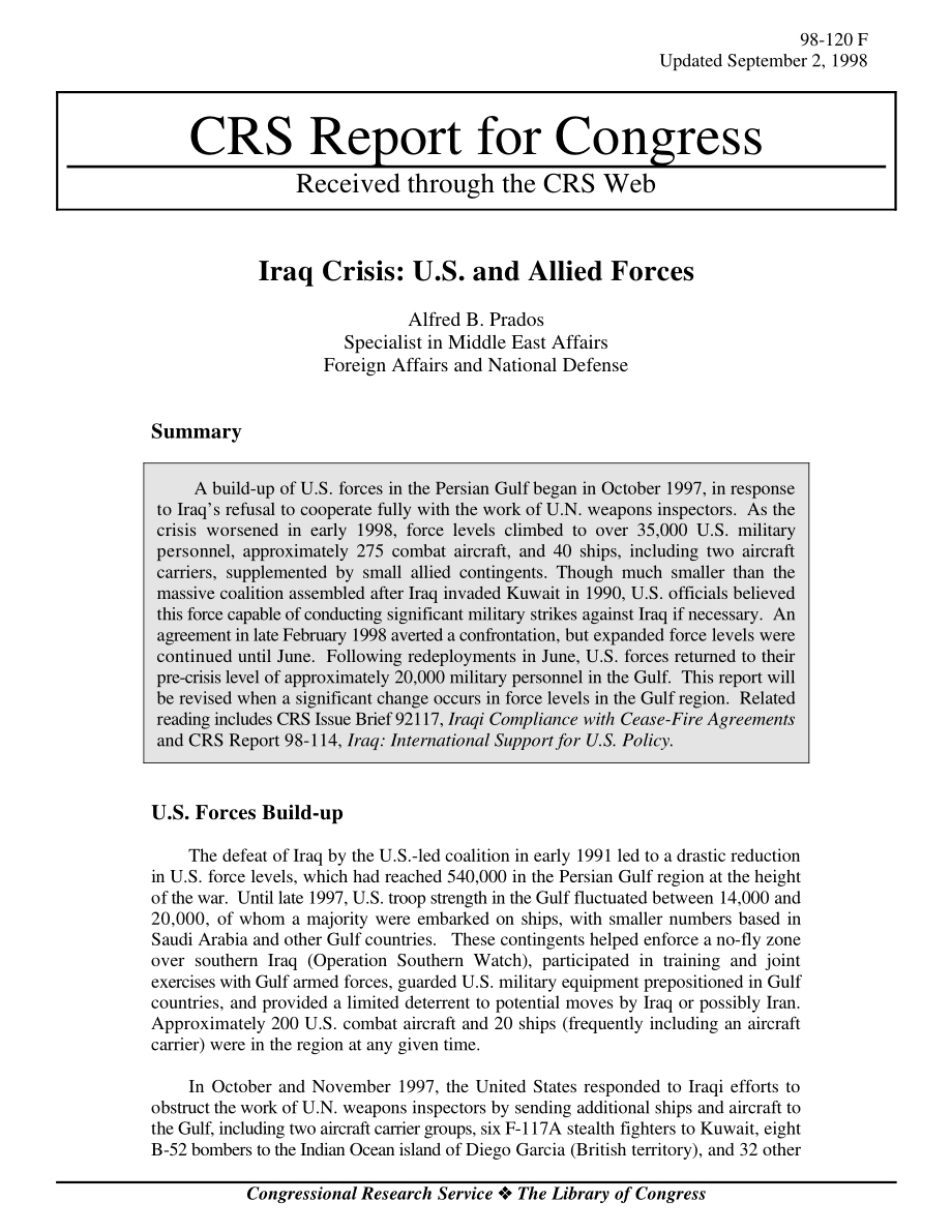 [19980902]98-120F_伊拉克危机：美国和盟军.pdf_第1页