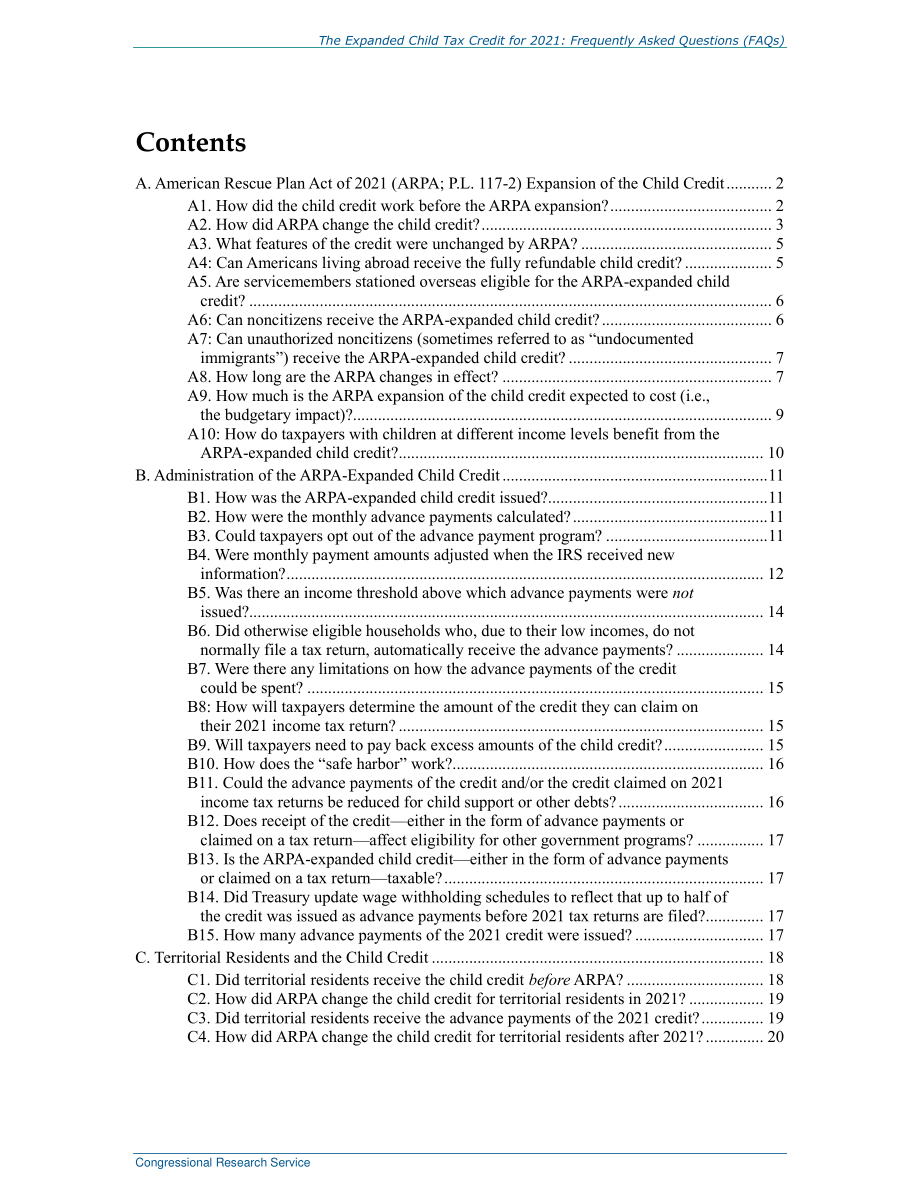 [20220128]R46900_2021年扩大的儿童税收抵免：常见问题（FAQ）.pdf_第2页
