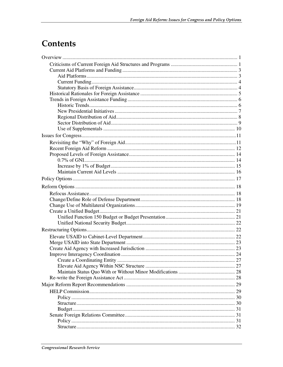 [20090127]RL34243_对外援助改革：国会议题和政策选择.pdf_第3页