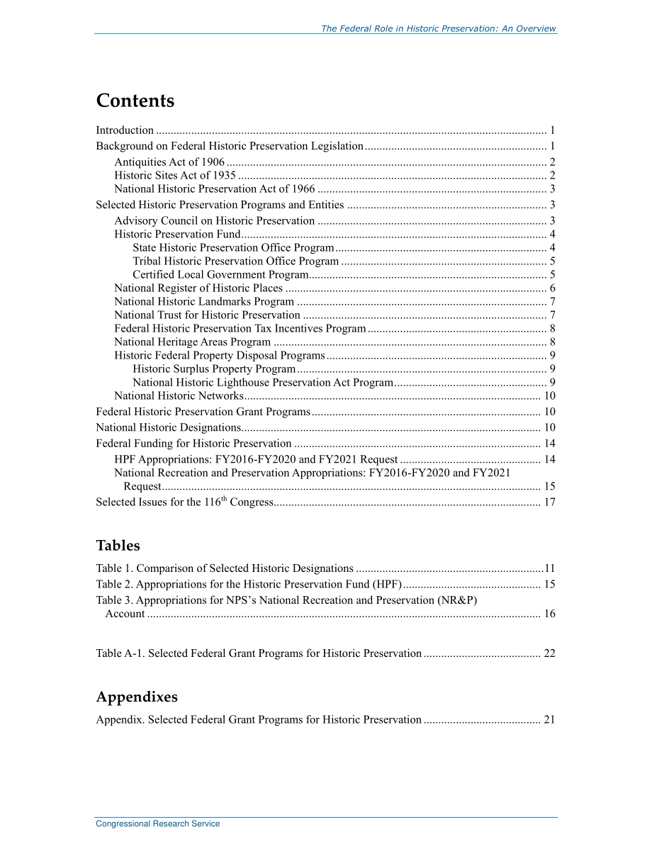 [20200407]R45800_联邦在历史保护中的作用：概述.pdf_第3页