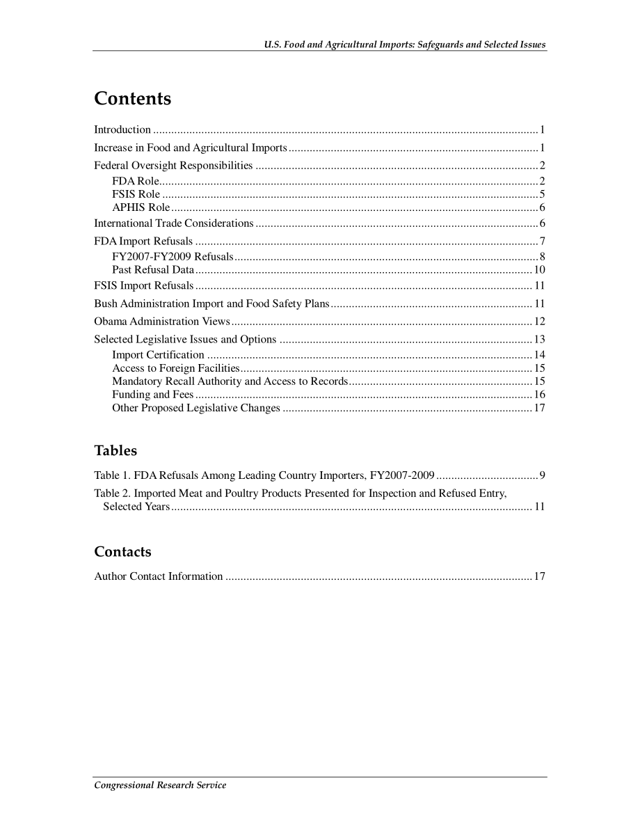 [20100317]RL34198_美国食品和农产品进口：保障措施和选定问题.pdf_第3页
