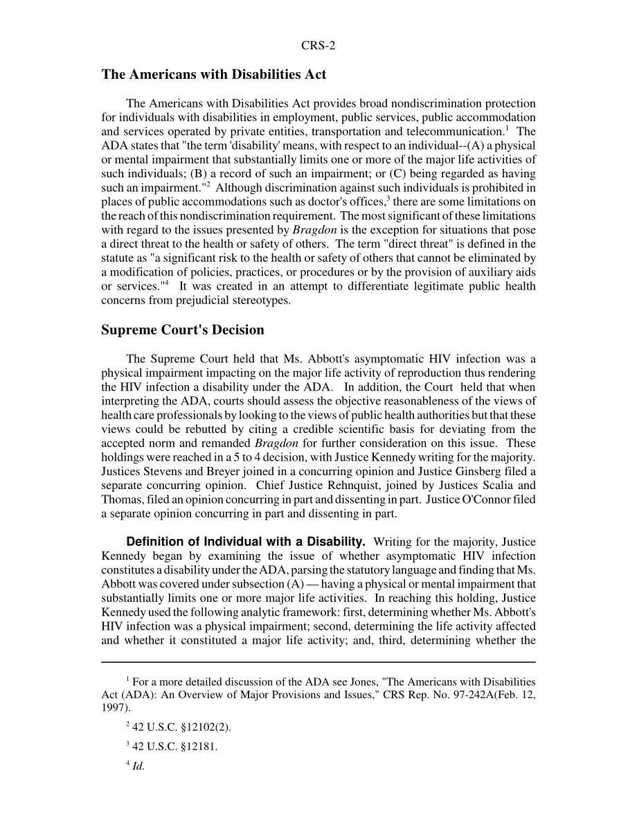 [19980710]98-599_美国残疾人法案：该法案涵盖了艾滋病毒感染.pdf_第2页