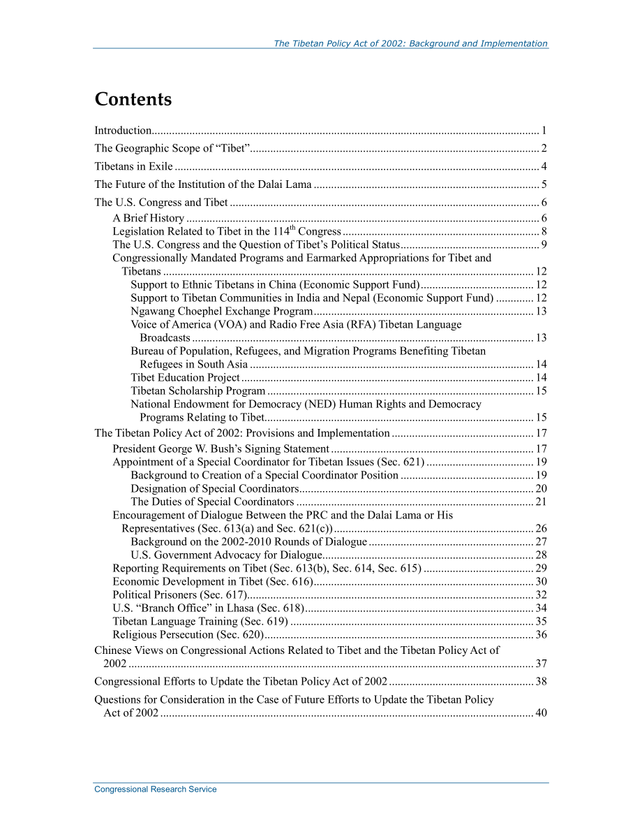 [20150709]R43781_2002年《西藏政策法》：背景和实施.pdf_第3页