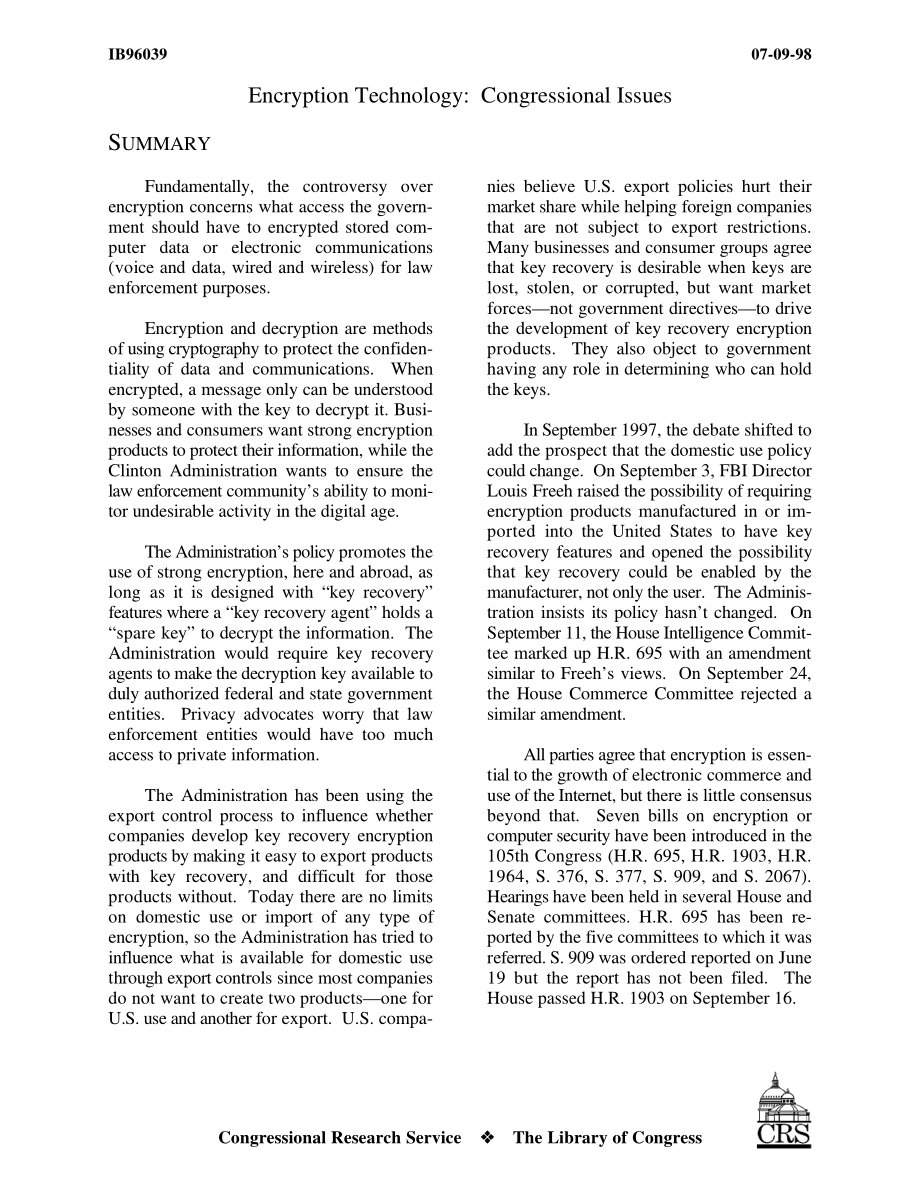 [19980709]IB96039_加密技术：国会议题.pdf_第3页