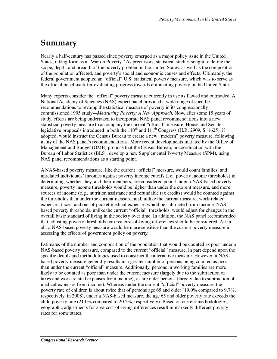 [20100412]R41187_美国的贫困衡量：历史、当前实践和拟议变更.pdf_第2页