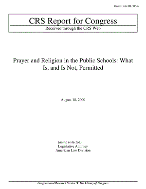 [20000818]RL30649_公立学校的祈祷和宗教：什么是允许的什么是不允许的.pdf