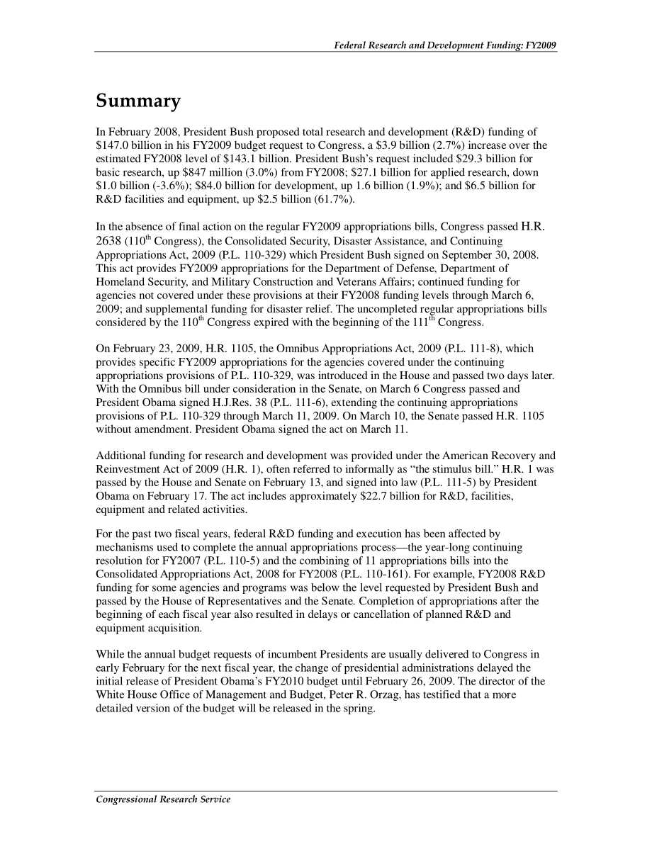 [20090522]RL34448_联邦研发资金：2009财年.pdf_第2页