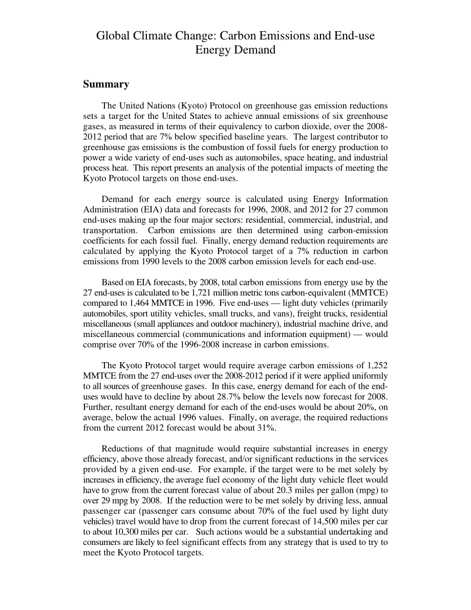 [19990120]RL30036_全球气候变化：碳排放和最终用途能源需求.pdf_第3页