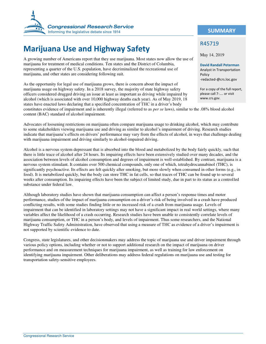 [20190514]R45719_大麻使用与公路安全.pdf_第2页