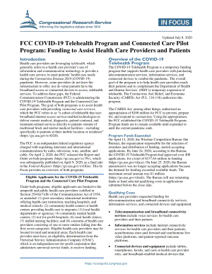 [20200708]IF11553_FCC 2019冠状病毒疾病远程医疗计划和联网医疗试点计划：资助卫生保健提供者和患者.pdf