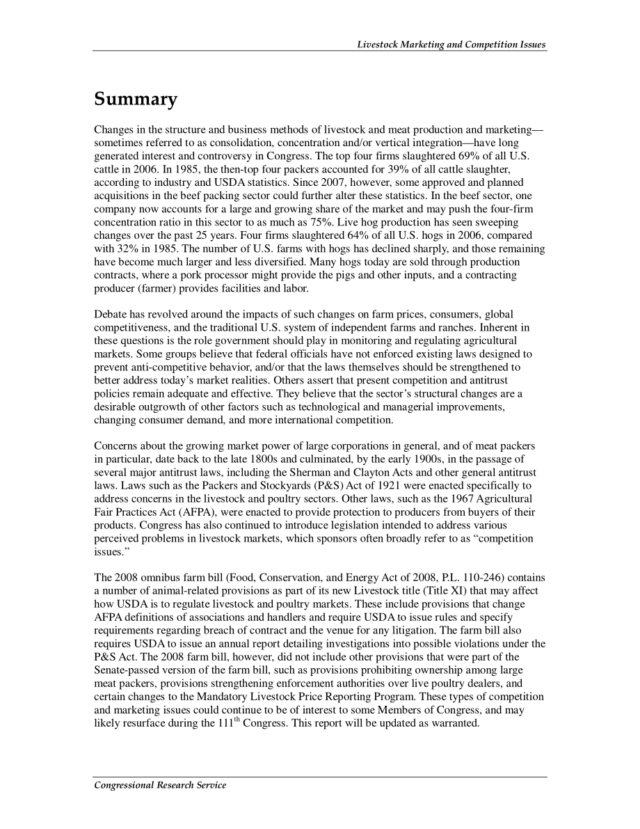 [20090130]RL33325_牲畜营销和竞争问题.pdf_第2页