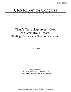 [19990608]RL30220_中国的技术收购：考克斯委员会的报告——调查结果、问题和建议.pdf