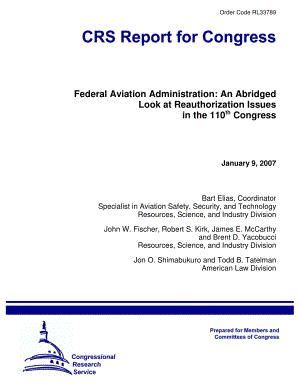 [20070109]RL33789_联邦航空管理局：第110届国会重新授权问题简介.pdf