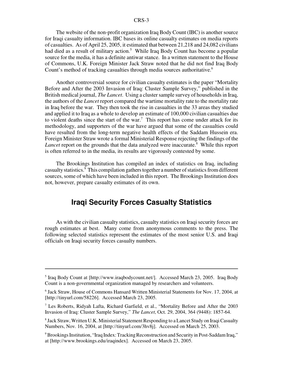 [20050426]RS22126_美国军方和伊拉克伤亡统计：其他数字和说明.pdf_第3页