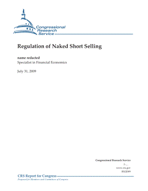 [20090731]RS22099_裸卖空的监管.pdf