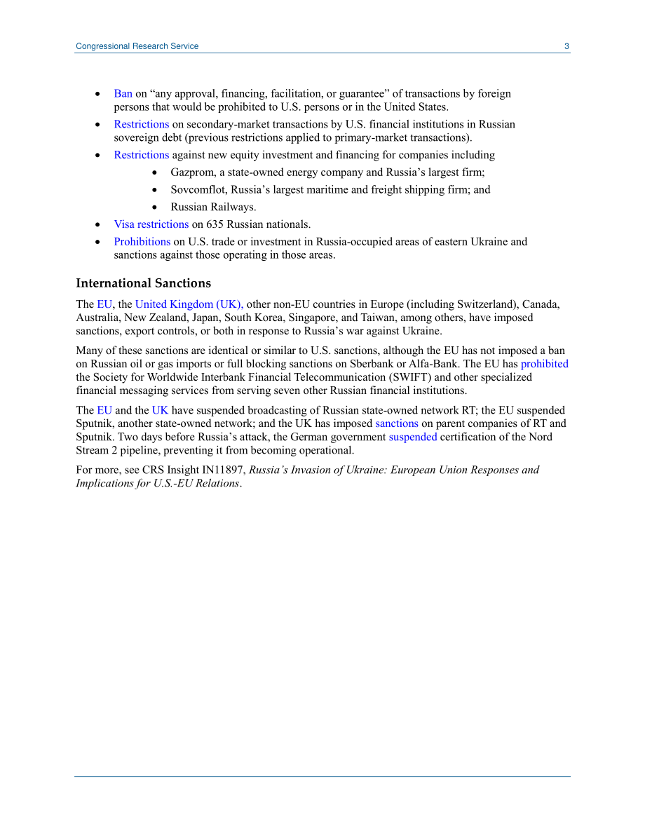 [20220422]IN11869_俄罗斯入侵乌克兰：美国制裁和其他回应概述.pdf_第3页