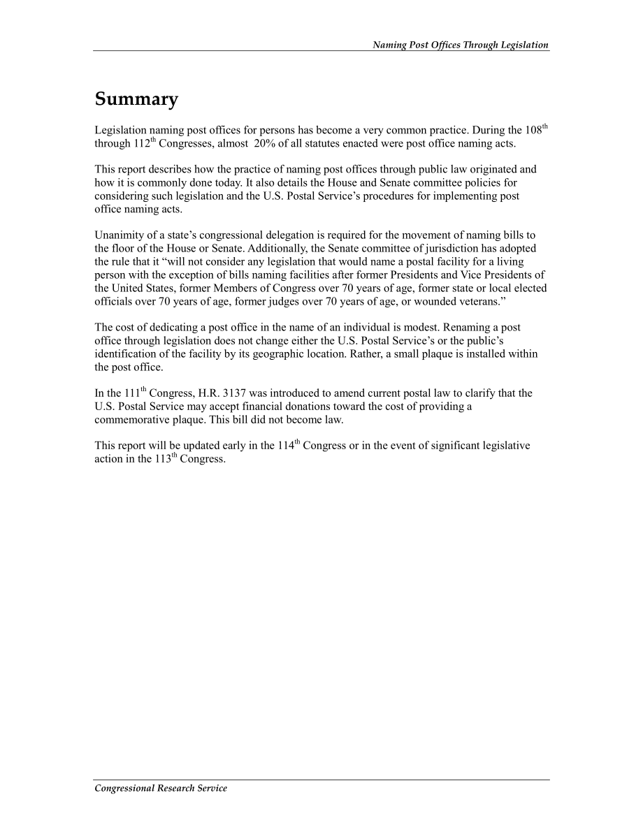 [20130426]RS21562_通过立法命名邮局.pdf_第2页