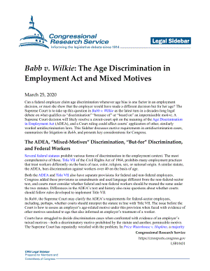 [20200325]LSB10431_Babb诉Wilkie案：《就业法》中的年龄歧视与混合动机.pdf